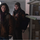Olivia Thirlby's Hero and Elliot Fletcher's Sam are wearing winter clothes inside a store of empty shelves in Y: The Last Man.